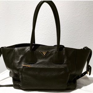 Prada Vitello Daino tote